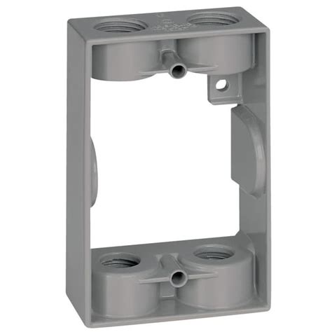 electrical box extenders lowes|single gang electrical box extender.